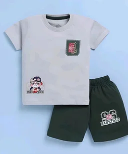 Toonyport Boys Summer 3 Packs Of T-shirts and Shorts Combo Set (Multicolors)
- 4-5 Y, Multicolours 9