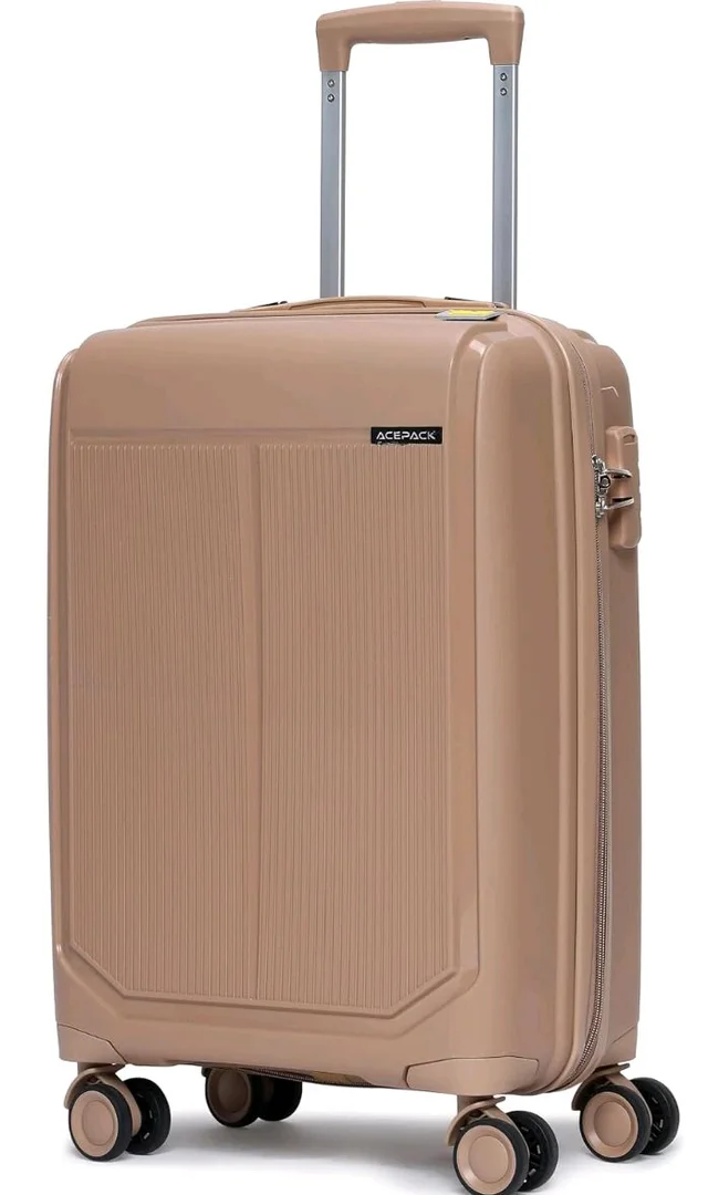 ACEPACK by Verage Megatron Hard Side Polypropylene Luggage Small Cabin 41L | Lightweight Unbreakable Suitcase Set with 360° Silent Spinner Wheels, Number Lock & Telescopic Handle