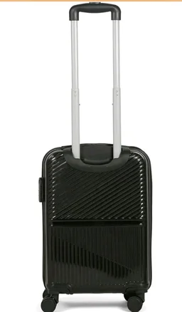 Teakwood Small Size 8 Wheels Trolley Bag, Hard Cabin with Zipper Closure, Adjustable Push Button & Cross Side Strap, Number Lock System 360 Degree (Small, Black)
50+ bought in past month