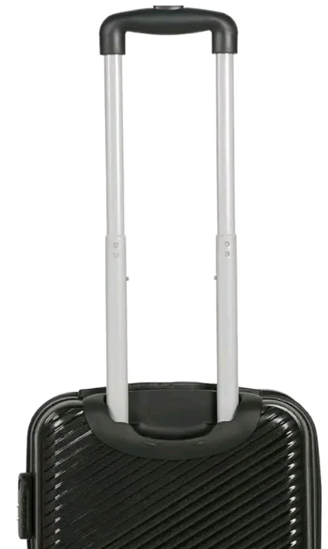 Teakwood Small Size 8 Wheels Trolley Bag, Hard Cabin with Zipper Closure, Adjustable Push Button & Cross Side Strap, Number Lock System 360 Degree (Small, Black)
50+ bought in past month