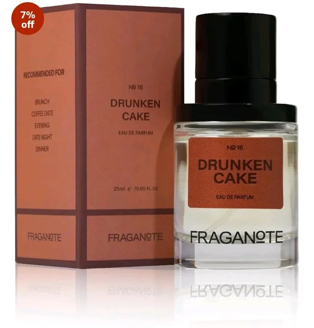 Fraganote Drunken Cake Perfume for Man & Woman (25ml) | Eau De Parfum | Premium Unisex Perfume | Ideal for Gifting | Tiramisu, Choc