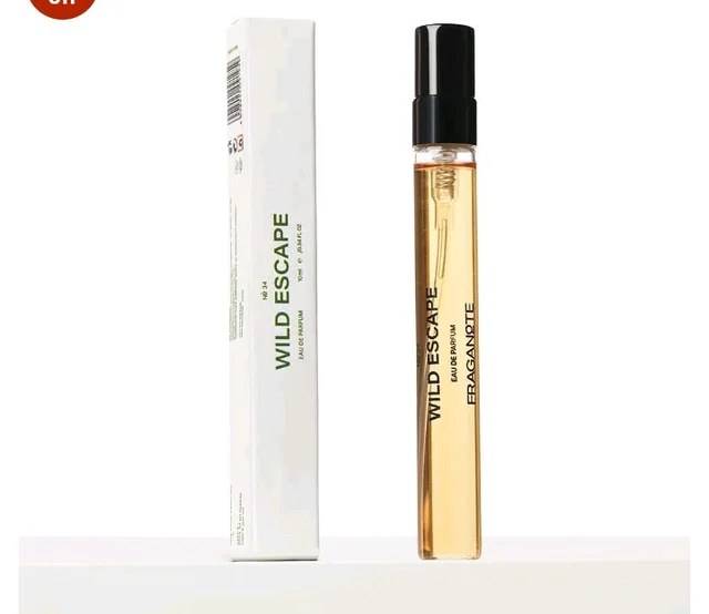 Fraganote Wild Escape for Man | Premium Eau De Parfum 10 ML | Long-Lasting Fresh Citrus, Woody & Musk Fragrance with Bergamot, Patchouli & Cedarwood | Ideal for Office, Gym, Travel & Casual Wear
