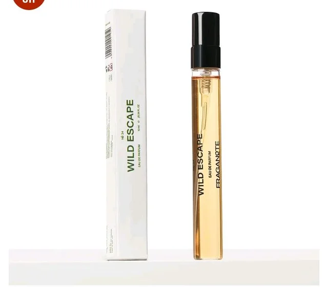 Fraganote Wild Escape for Man | Premium Eau De Parfum 10 ML | Long-Lasting Fresh Citrus, Woody & Musk Fragrance with Bergamot, Patchouli & Cedarwood | Ideal for Office, Gym, Travel & Casual Wear
