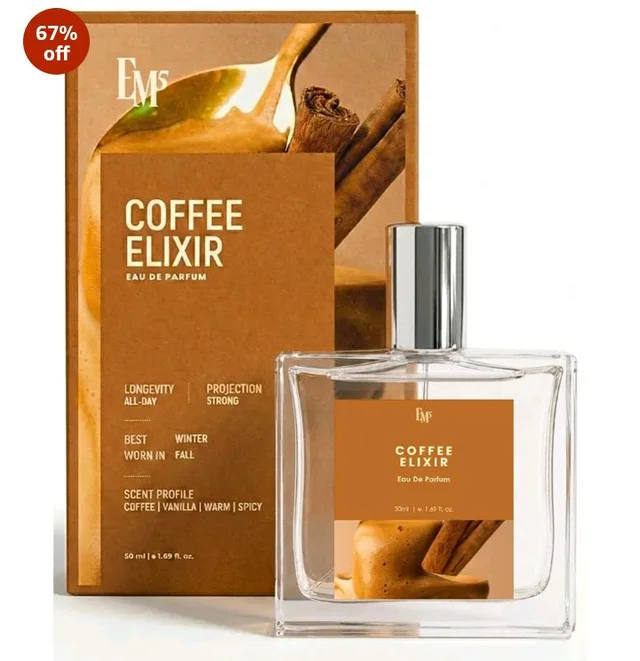 EM5 Coffee Elixir Unisex EDP 50ml | Long Lasting Gourmand Perfume