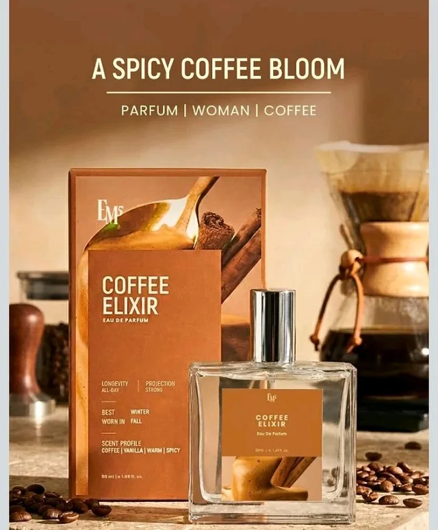 EM5 Coffee Elixir Unisex EDP 50ml | Long Lasting Gourmand Perfume