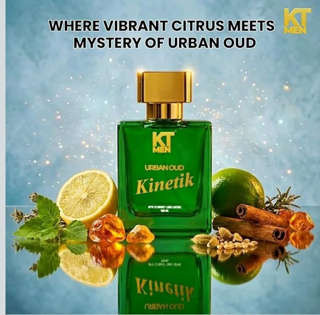 Perfume for Men 100ml | Urban Oud | Long Lasting upto 12 Hrs | Fresh Citrus & Woody Notes | Kinetik Luxury Premium Fragrance | Gift for Man
200+ bought in past month