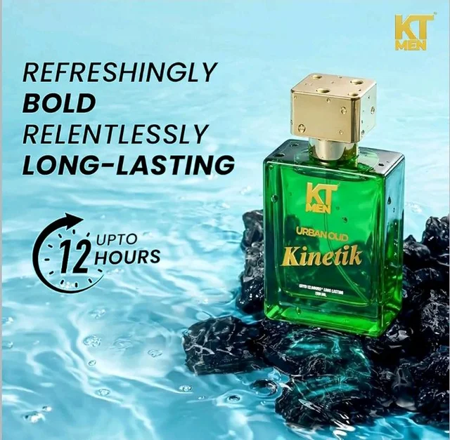 Perfume for Men 100ml | Urban Oud | Long Lasting upto 12 Hrs | Fresh Citrus & Woody Notes | Kinetik Luxury Premium Fragrance | Gift for Man
200+ bought in past month