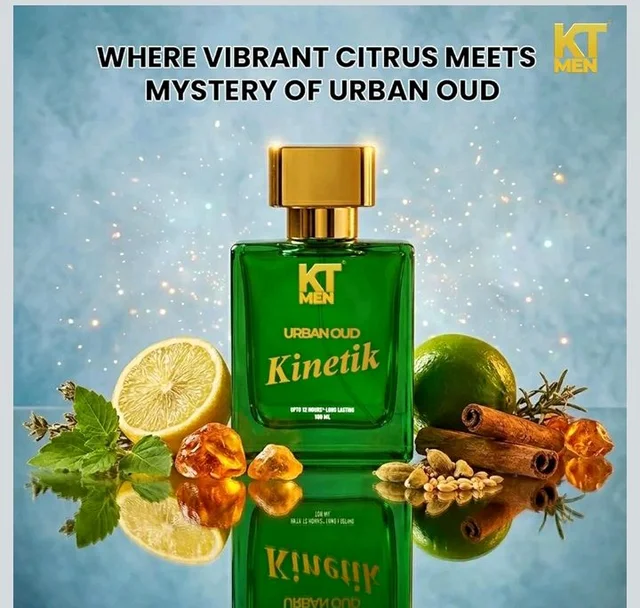 Perfume for Men 100ml | Urban Oud | Long Lasting upto 12 Hrs | Fresh Citrus & Woody Notes | Kinetik Luxury Premium Fragrance | Gift for Man
200+ bought in past month