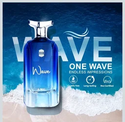 Ajmal | Wave - 100 ml | Perfume for Man | Premium Perfume | Eau De Parfum | Scent Spray | Long Lasting Fragrance for Men | Sea Salt, Grapefruit & Woody | Gift for Men