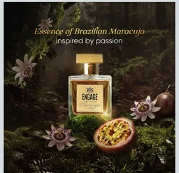 Engage Brazilian Maracuja Cognac Eau De Parfum for Men 50ml|Long lasting Perfume|Amber, Leather, Oud|Tropical Brazilian EDP|Luxury Gift for Men|No Parabens|No Sil