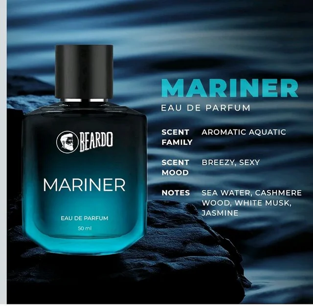 Beardo Mariner, GodFather & Whiskey Smoke Perfume For Men (50Ml X Pack Of 3) | Long Lasting Perfume | Date Night Perfume For Men | Gift for Men | Gift For Friends | Gift for Husband | Gift for boyfriend
