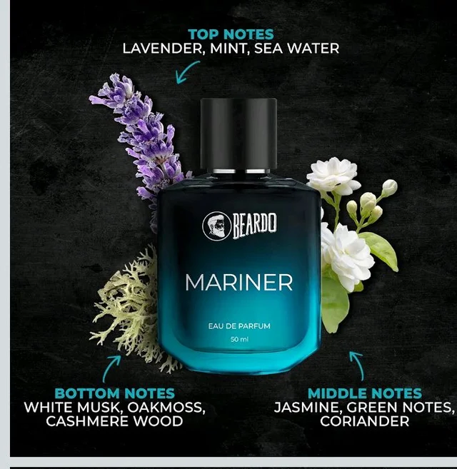 Beardo Mariner, GodFather & Whiskey Smoke Perfume For Men (50Ml X Pack Of 3) | Long Lasting Perfume | Date Night Perfume For Men | Gift for Men | Gift For Friends | Gift for Husband | Gift for boyfriend
