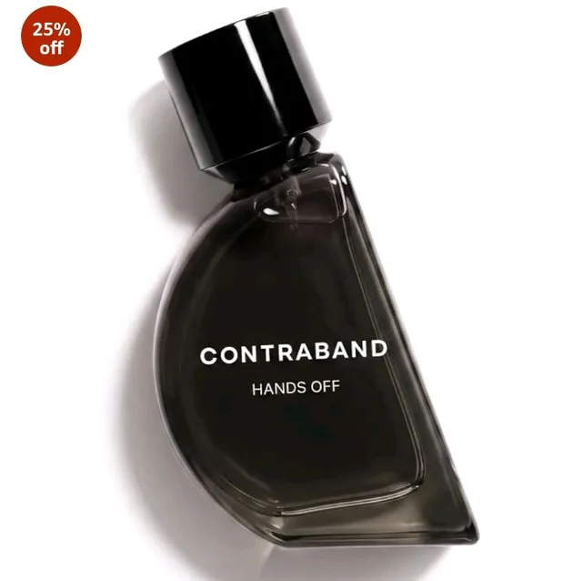 Contraband Eau De Parfum - Hands Off | Leather, Oud and Amber Fragrance Notes | Intense & Long Lasting Spray Perfume For Men | 50 ml