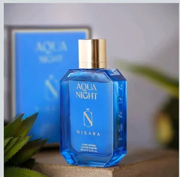 Nisara Aqua Night EDP Perfume for Men,100ml | Premium, Long Lasting Eau De Parfum | Fresh Aquatic Fragrance with Pineapple, Apple, Rose, Sandalwood & Musk Notes for Him
