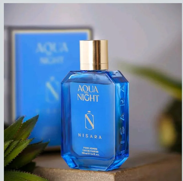 Nisara Aqua Night EDP Perfume for Men,100ml | Premium, Long Lasting Eau De Parfum | Fresh Aquatic Fragrance with Pineapple, Apple, Rose, Sandalwood & Musk Notes for Him
