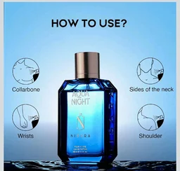 Nisara Aqua Night EDP Perfume for Men,100ml | Premium, Long Lasting Eau De Parfum | Fresh Aquatic Fragrance with Pineapple, Apple, Rose, Sandalwood & Musk Notes for Him