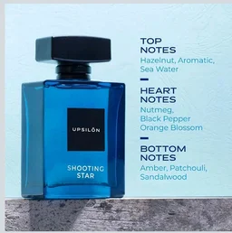 Upsilon SHOOTING STAR Perfume For Men 100ml | Luxury Perfume | 8 Hours Long Lasting Smell For Man | Double distilled 20% Concentration | Everyday Fragrance | Spicy Eau De Parfum | Premium Gift For Men
