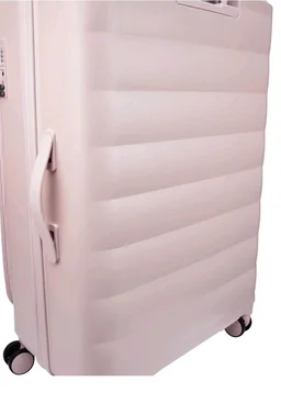 F Gear Valencia 65cm Medium German Makrolon Polycarbonate, Front-Opening Hard Luggage | 8 Super Silent 360° Spinner Wheels, Check-in Suitcase for Travel | Expandable, Lightweight, TSA Lock | Silk Rose