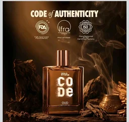 Wild Stone CODE Oud Imperial 100ml | Eau De Parfum for Men | Luxury Oud Perfume | Long-Lasting Perfume with Woody and Aromatic Notes | Premium