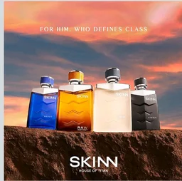 Skinn By Titan | Raw Perfume - 50 Ml | Perfume For Man | Gift for Men | Premium Fragrance | Grooming Essentials | Long Lasting Smell for Men |Fresh, Woody, Spicy | Eau De Parfum