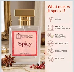 Spicy Premium Tobacco Perfume for Men | Strong | Long Lasting | 50ml
Long Lasting, Strong