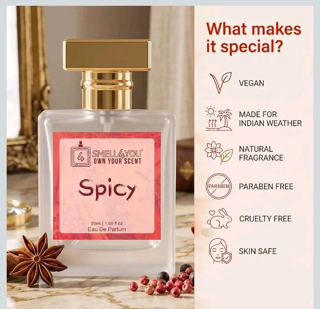 Spicy Premium Tobacco Perfume for Men | Strong | Long Lasting | 50ml
Long Lasting, Strong