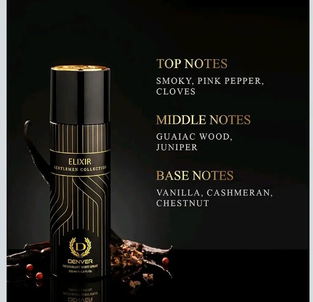 Denver Gentlemen Collection Verve, Elixir & Ascend 200 ml (Pack of 3)