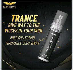 Park Avenue Pure Collection Trance Fragrance Body Spray for Men, 135ml