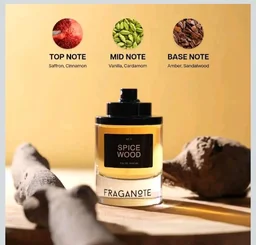 Fraganote Spice Wood Eau De Parfum (50 ml) | Warm Spices, Gourmand Note & Rich Woody Scent for Men & Women | Long Lasting Day or Night Magnetic Fragrance | Ideal Gift for all
