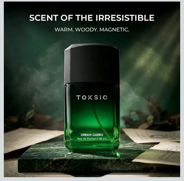 UrbanGabru TOKSIC Perfume for Men | Sweet Floral, Oud, Amber, Rose, Saffron| Body Spray for Man | Long Lasting Perfume for Men | Luxury Fragrances | Body Spray for man | EDP 40ml