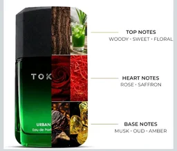 UrbanGabru TOKSIC Perfume for Men | Sweet Floral, Oud, Amber, Rose, Saffron| Body Spray for Man | Long Lasting Perfume for Men | Luxury Fragrances | Body Spray for man | EDP 40ml