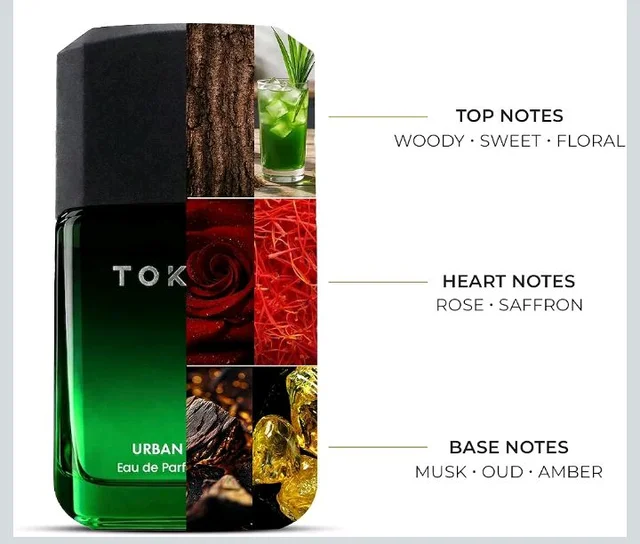 UrbanGabru TOKSIC Perfume for Men | Sweet Floral, Oud, Amber, Rose, Saffron| Body Spray for Man | Long Lasting Perfume for Men | Luxury Fragrances | Body Spray for man | EDP 40ml