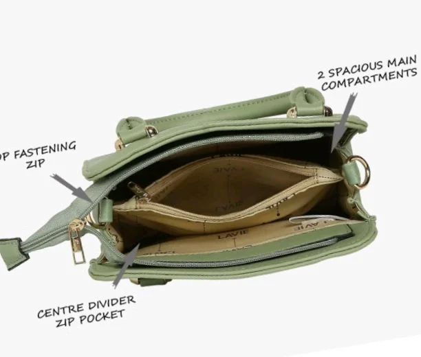Lavie Women's Ushawu Satchel Bag | Satchel Handbag for Work | Ladies Purse | Stylish Shoulder Bag | Gift for Women
#