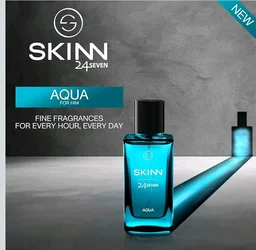 Skinn By Titan | 24Seven Aqua Perfume - 100 Ml | Perfume For Man | Gift for Men | Premium Fragrance | Grooming Essentials | Long Lasting Smell for Men | Eau De Parfum