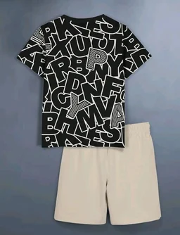 HELLCAT Boys Dress Clothing Set Combo with Tshirts & Shorts - Pack 2
- 2-3 Y, Black -Green