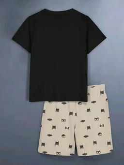 HELLCAT Boys Dress Clothing Set Combo with Tshirts & Shorts - Pack 2
- 4-5 Y, Black - Bluish Grey