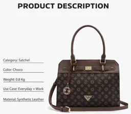 Lavie Signature Women's Manhattan Satchel Handbag for Women | Satchel Bag for Work | Ladies purse | Stylish Shoulder Bag | Gift For Women