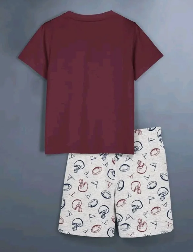 HELLCAT Boys Dress Clothing Set Combo with Tshirts & Shorts - Pack 3
- 7-8 Y, White/ Maroon/ Mustard