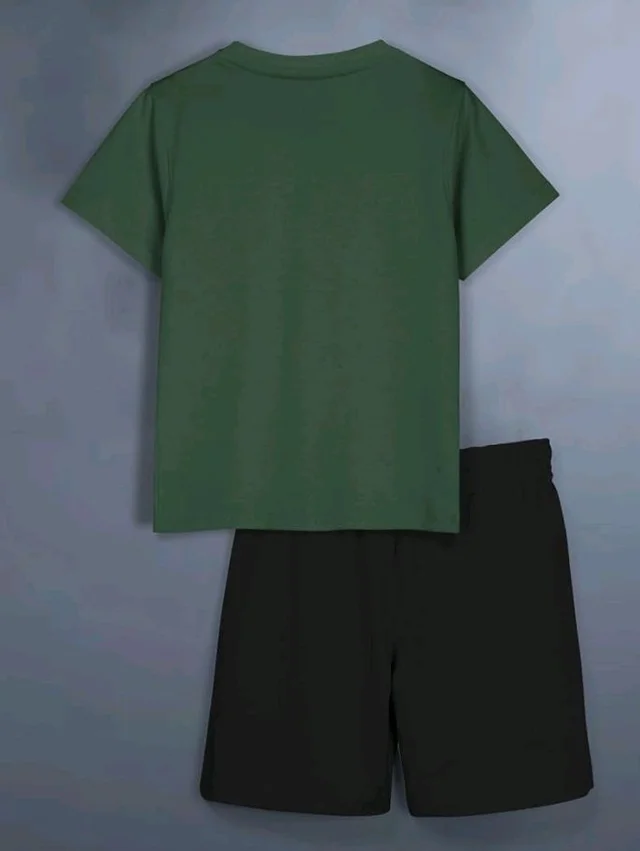 HELLCAT Boys Dress Clothing Set Combo with Tshirts & Shorts - Pack 3
- 3-4 Y, Olive / Maroon / White