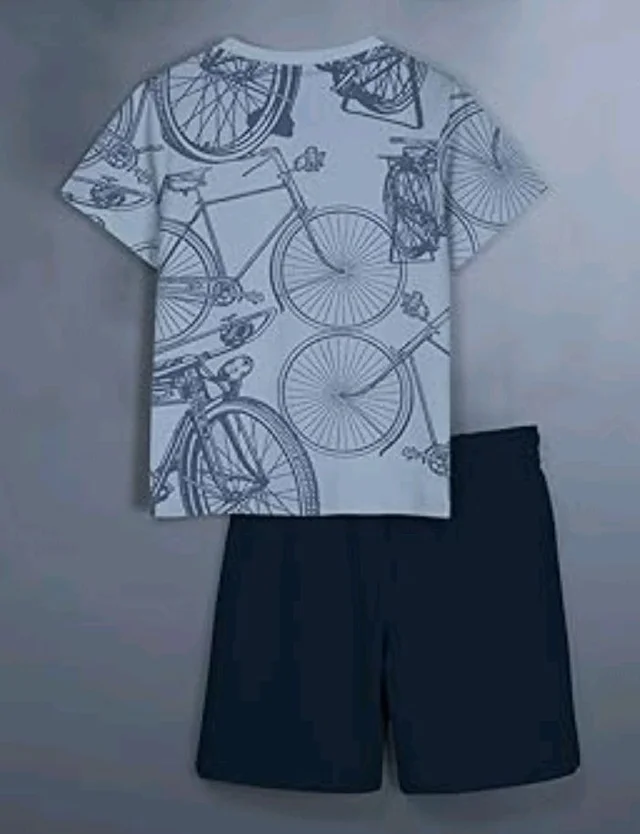 HELLCAT Boys Dress Clothing Set Combo with Tshirts & Shorts - Pack 3
- 1-2 Y, Coral / Navy / Bluish