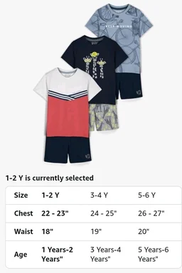 HELLCAT Boys Dress Clothing Set Combo with Tshirts & Shorts - Pack 3
- 3-4 Y, Coral / Navy / Bluish