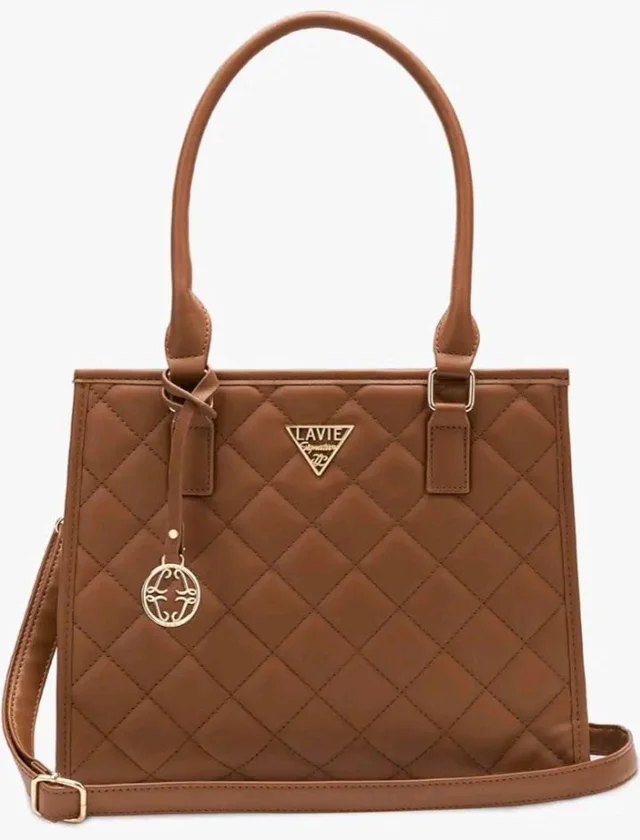 Lavie Signature Women's California Satchel Handbag for Women | Satchel Bag for Work | Ladies purse | Stylish Shoulder Bag | Gift For Women