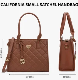 Lavie Signature Women's California Satchel Handbag for Women | Satchel Bag for Work | Ladies purse | Stylish Shoulder Bag | Gift For Women