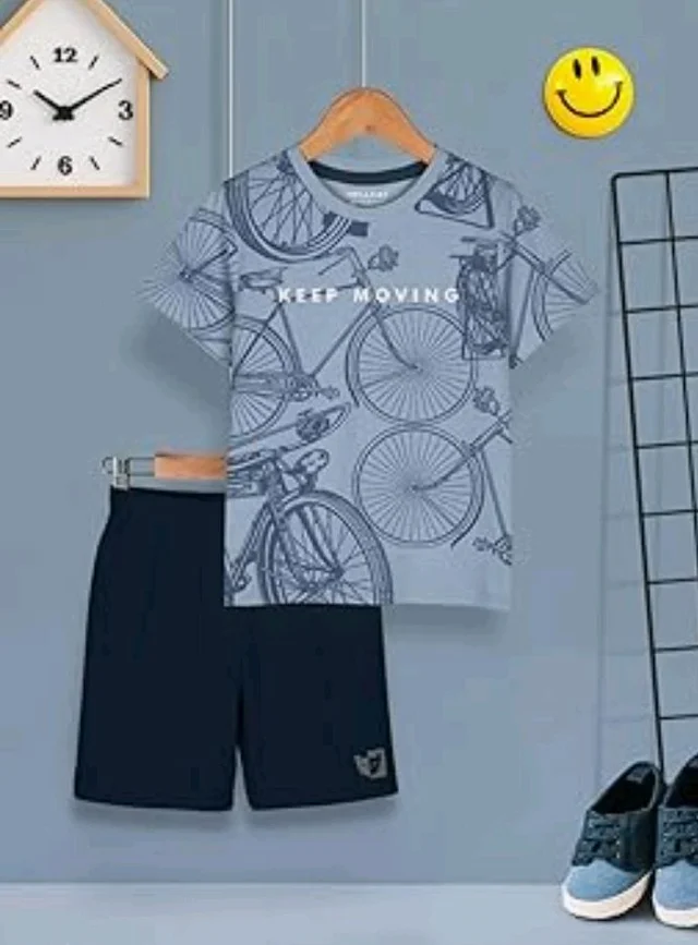 HELLCAT Boys Dress Clothing Set Combo with Tshirts & Shorts - Pack 3
- 11-12 Y, Coral / Navy / Bluish