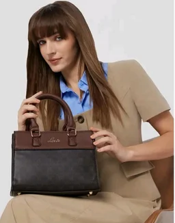 Lavie Women's Mono Salma Solid Satchel Bag for Women | Satchel Handbag for Work | Ladies purse | Stylish Shoulder Bag | Gift For Ladies
100+