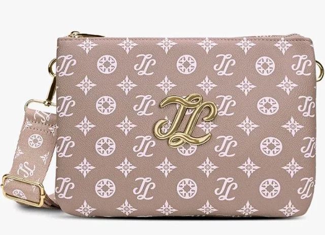 stars 17
Lavie Luxe Women's Monogram Hemily 3 Compartment Cross Body Sling Bag | Ladies Purse Handbag | Gift for Women