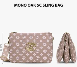 stars 17
Lavie Luxe Women's Monogram Hemily 3 Compartment Cross Body Sling Bag | Ladies Purse Handbag | Gift for Women