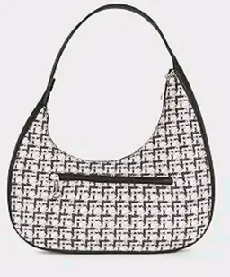 Zouk Pixi Small Shoulder Bag | Vegan Leather Evening Bag for Women with Shoulder Strap, Zip Closure & Water-Resistant Lining | Stylish Handcrafted Purse |