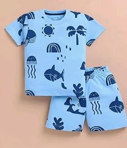 Toonyport Boys Summer 3 Packs Of T-shirts and Shorts Combo Set (Multicolors)
- 5-6 Y, Multicolours 5