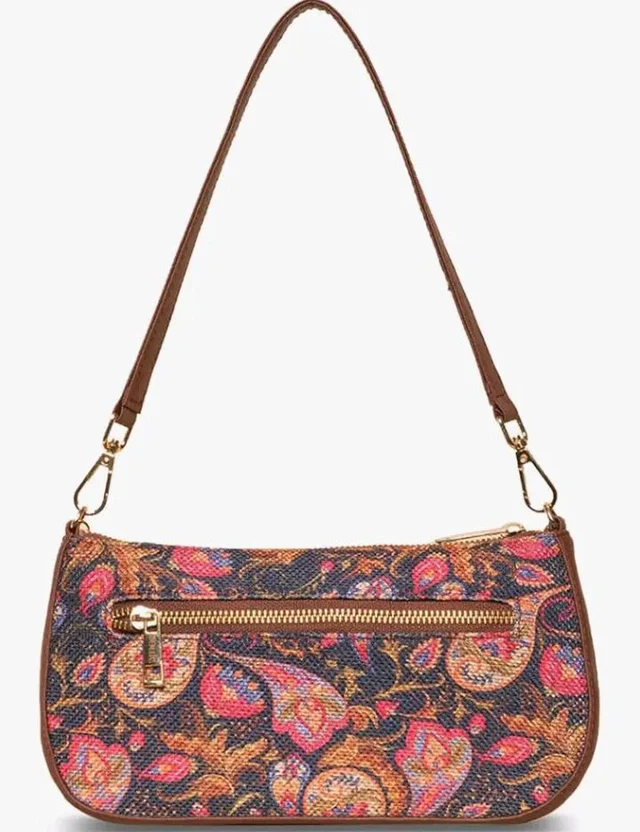 ZOUK Women's Handcrafted Vegan Leather Casual Mini Shoulder Bag